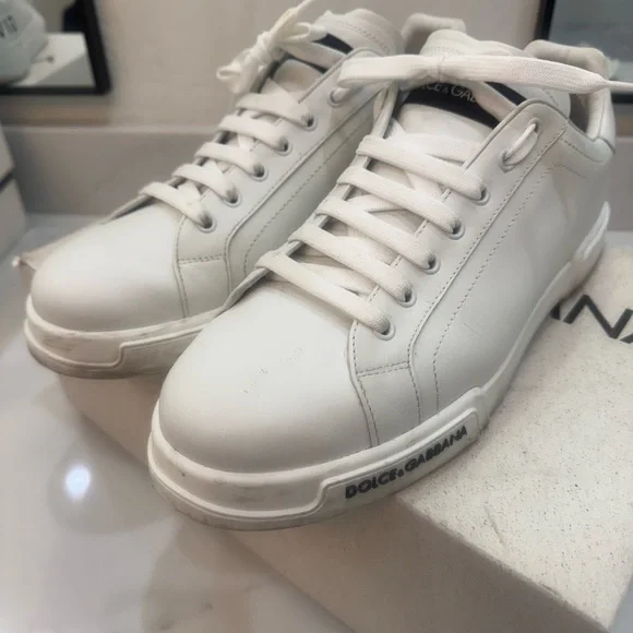 Dolce & Gabbana Classic White Sneakers